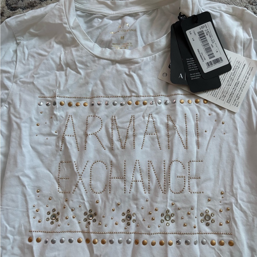 Armani Exchange Classic White Shirt - Picture 2 of 4